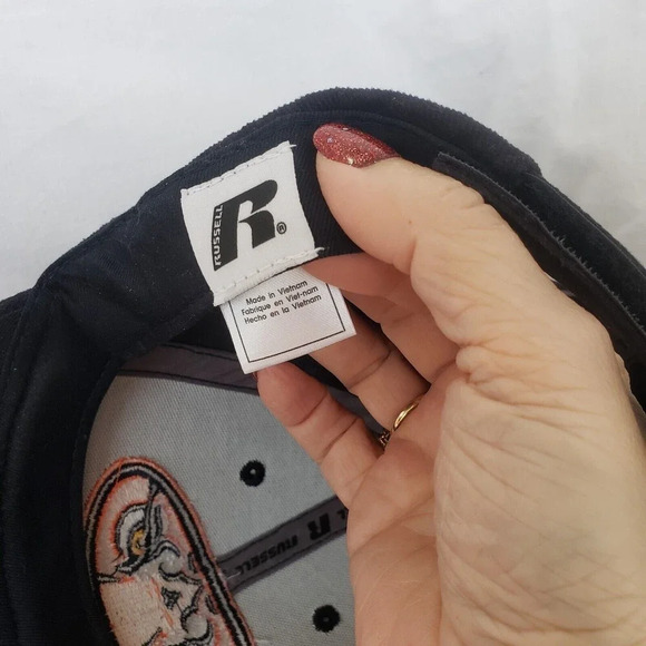 Clemson Tigers Hat Cap Mens Black Strap Back Adjustable Russell Athletic - Picture 6 of 6